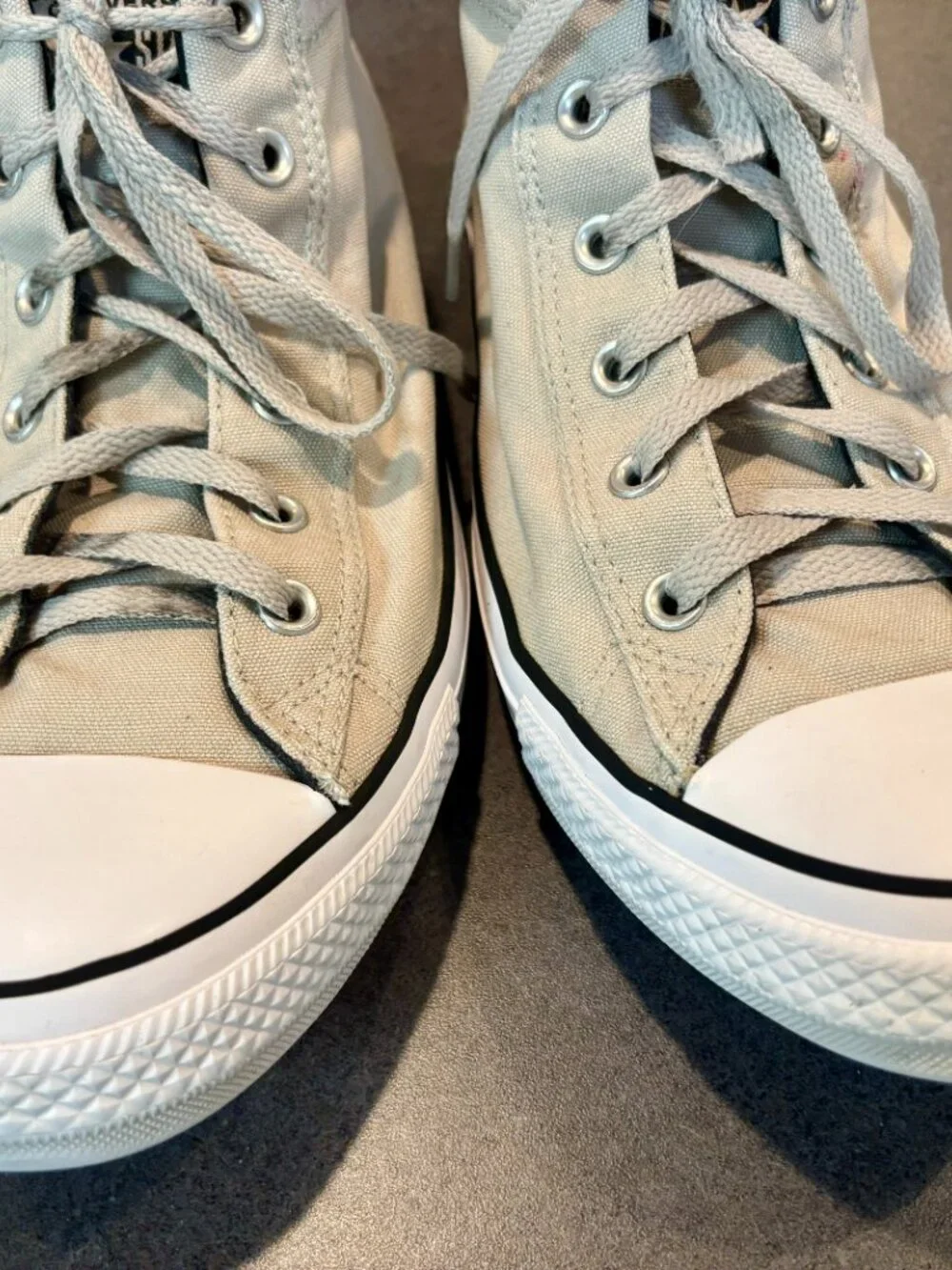 ~~Converse Chuck Taylor All Star Street Mid Shoes Mens 11/Womens 13 Beige  ***** - Picture 5 of 7